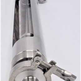Rotameter (flowmeter) - Stainless steel, CLAMP DN25, 250~2500 liters / hour