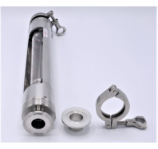 Rotameter (flowmeter) - Stainless steel, CLAMP DN25, 250~2500 liters / hour