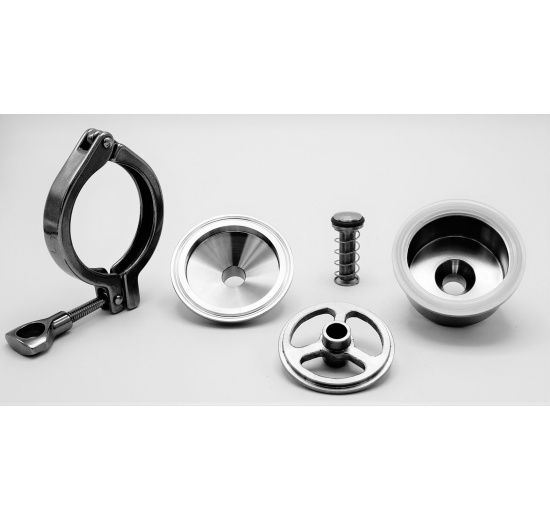 Sanitary stainless steel check valve, welded type S-S DN15