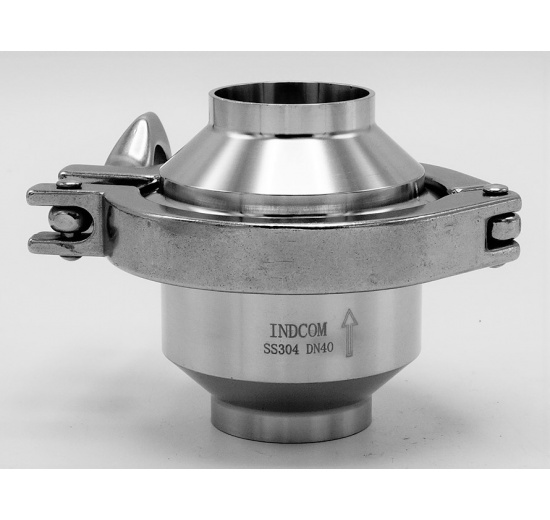 Sanitary stainless steel check valve, welded type S-S DN40