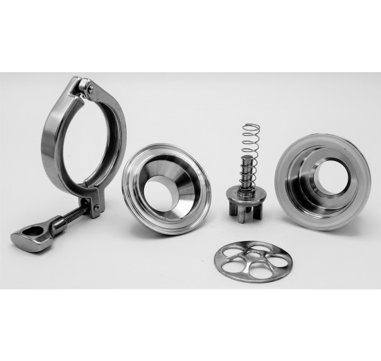 Sanitary stainless steel check valve, welded type S-S