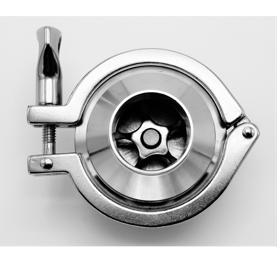 Sanitary stainless steel check valve, welded type S-S