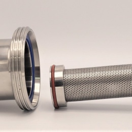 sanitary Y-filter stainless steel Clamp DN40
