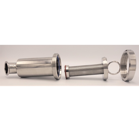 sanitary Y-filter stainless steel Clamp DN40