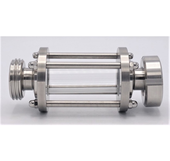 Sight Straght Glass, union-thread throat K/M-G | DN25