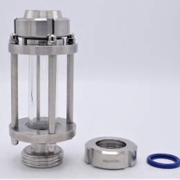 Sight straight glass, male/nut-liner_K/M-G