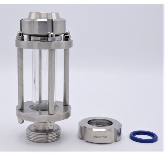 Sight straight glass, male/nut-liner_K/M-G