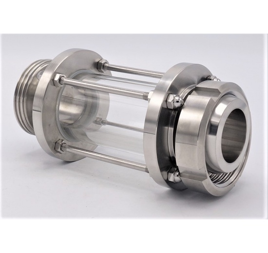 Sight Straight Glass, union-threaded throat K/M-G | DN40