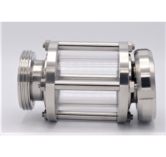 Sight Straight Glass, union-threaded throat K/M-G | DN50