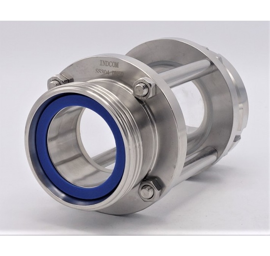 Sight Straight Glass, union-threaded throat K/M-G | DN50