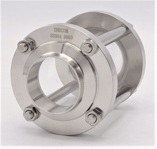 Sight Straight Glass, welded S-S, type B DN50 (52x1.5 mm)