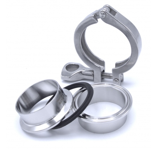 Single Pin Heavy Duty Clamp Tri-CLAMP connection, DIN 32676 Food and Beverage Processing