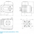 Single-turn electric actuator - dimensions
