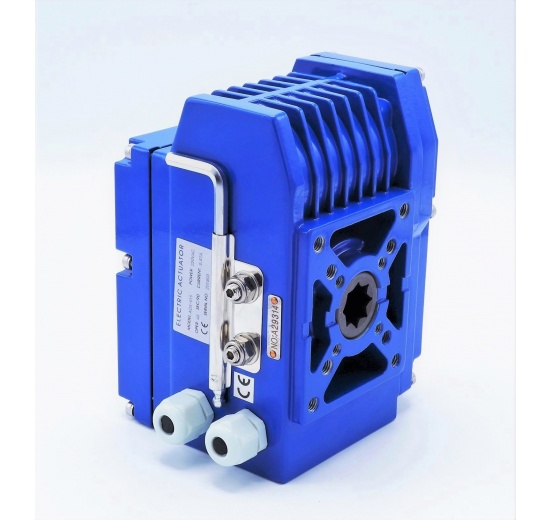 single-turn electric servo motor with terminal block connection