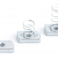 Sliding nut M8 galvanized without spring