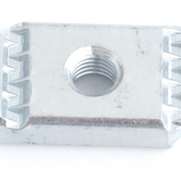 Sliding nut M8 galvanized without spring