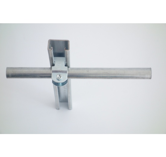 Solid galvanized mounting beam 41x25, lenght 3m