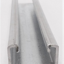 Solid galvanized mounting beam 41x41, lenght 3m
