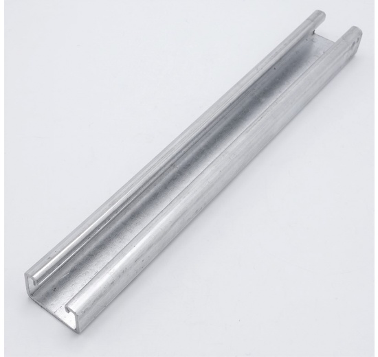 Solid galvanized mounting beam 41x41, lenght 3m