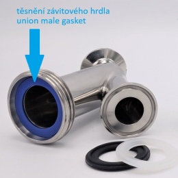 Spare gasket for Union Male for Y filter DN20/ silicone, DN32