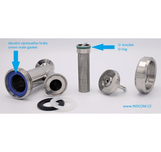 Spare gasket for Y filter, CLAMP C-C / welded S-S