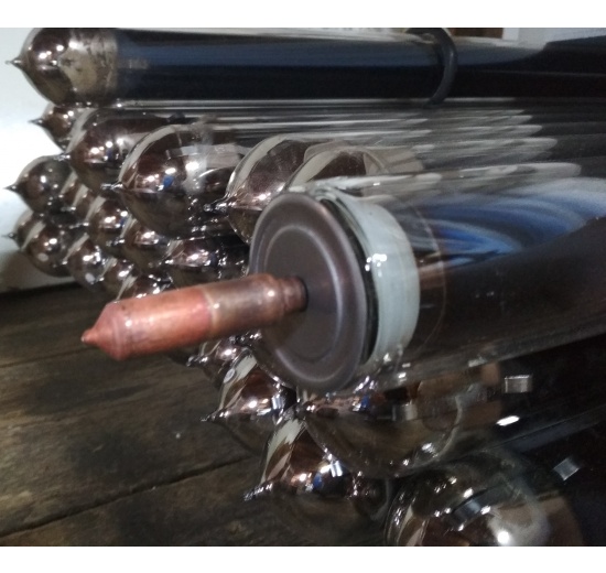 Spare heat transfer vacuum tube