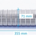 Spare parts for stainless steel tubular filter DN50 (outside diamter 71 mm)