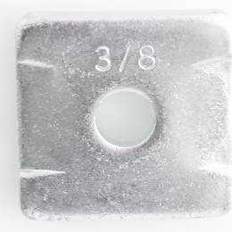 Square washer galvanized, montage and anchor system