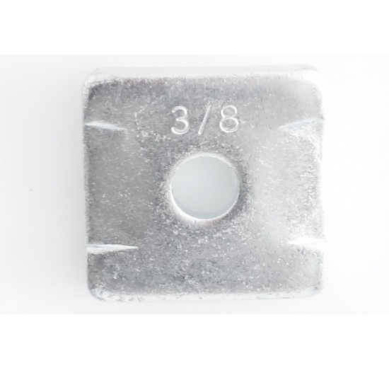 Square washer galvanized, montage and anchor system