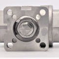 Stainless ball valve, 2- pieced with mounting plate for actuator | 1 1/2”