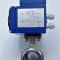 Stainless ball valve, 2- pieced with mounting plate for actuator