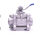 Stainless steel ball valve with full bore, three pieced, welded | DN20 (27x4mm)