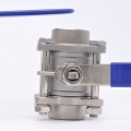 Stainless steel ball valve with full bore, three- pieced, welded | DN32 (41x4mm)