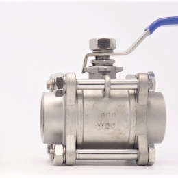 Stainless steel ball valve with full bore, three- pieced, welded | DN32 (41x4mm)