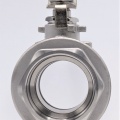 Stainless steel ball valve with full bore, two- piece 1 1/2”