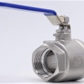 Stainless steel ball valve with full bore, two- piece 1 1/2”
