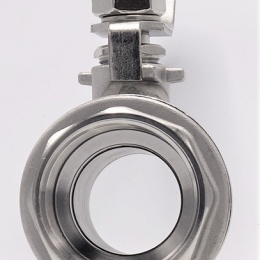 Stainless steel ball valve with full bore, two- piece | 1 1/4"