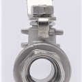 Stainless steel ball valve with full bore, two- piece 1/2”