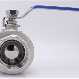 Stainless steel ball valve with full bore, two- piece | 2”