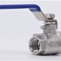 Stainless steel ball valve with full bore, two- piece | 3/8”