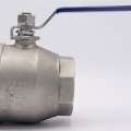 Stainless steel ball valve with full bore, two- piece 4”