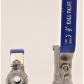 Stainless Steel Ball Valve With Reduced Bore, One-piece, Threaded 1/2”