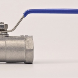 Stainless Steel Ball Valve With Reduced Bore, One-piece, Threaded 1/2”