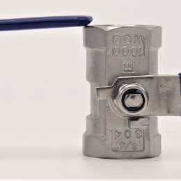 Stainless Steel Ball Valve With Reduced Bore, One-piece, Threaded  3/4”