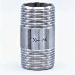 Stainless Steel Barrel Nipple / type 310 1"