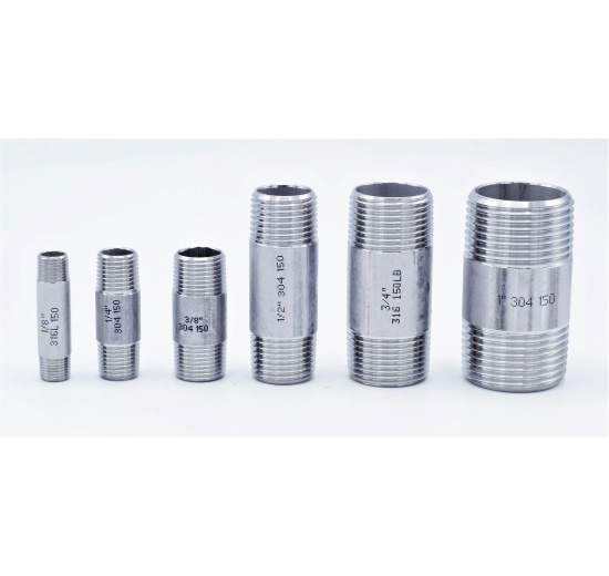 Stainless Steel Barrel Nipple / type 310 different dimensions
