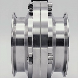 Stainless steel butterfly valve DN 80_180 Wineries, breweries, dairy industry, beverage industry, food production, pharmaceutical­s, etc.