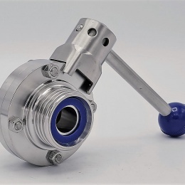 Stainless Steel Butterfly Valve, Threaded, type G-G | DN20