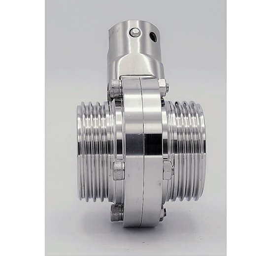 Stainless Steel Butterfly Valve, Threaded, type G-G DN32