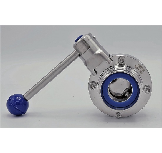Stainless Steel Butterfly Valve, Threaded, type G-G | DN32